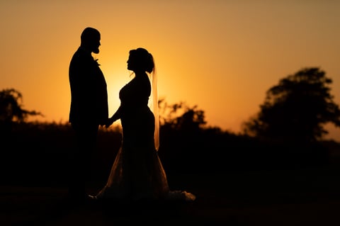 Romantic Wedding Photos - Sunset Image