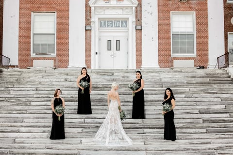 Bridesmaid Photo at Bourne Mansion