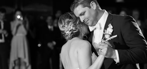 Bride and groom first dance - Crest Hollow Wedding